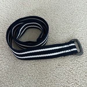 Polo  Ralph Lauren navy blue  and white belt